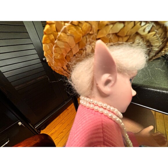 Cynthia Rowley Bunny Elf, Pixie Shelf Sitter Figurine 18” - Picture 2 of 10